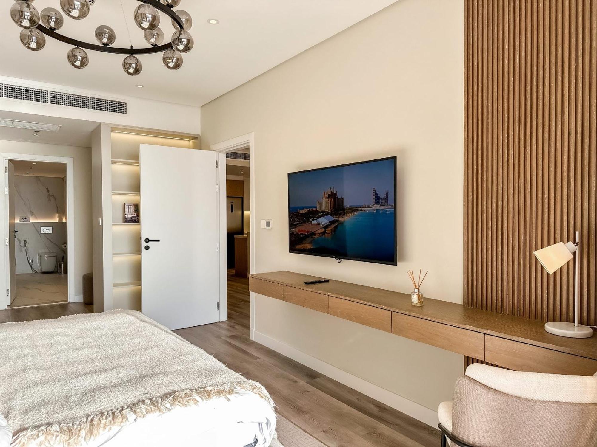 Relaxing 1 Bedroom Apartment At 5 Star Resort Dubai Exterior foto